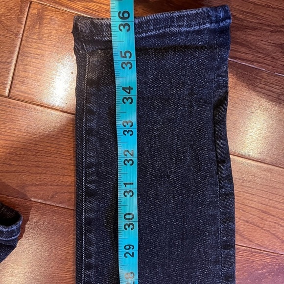 AGOLDE Nico high rise slim fit stretch cropped  jeans Sz 24 - Picture 8 of 10